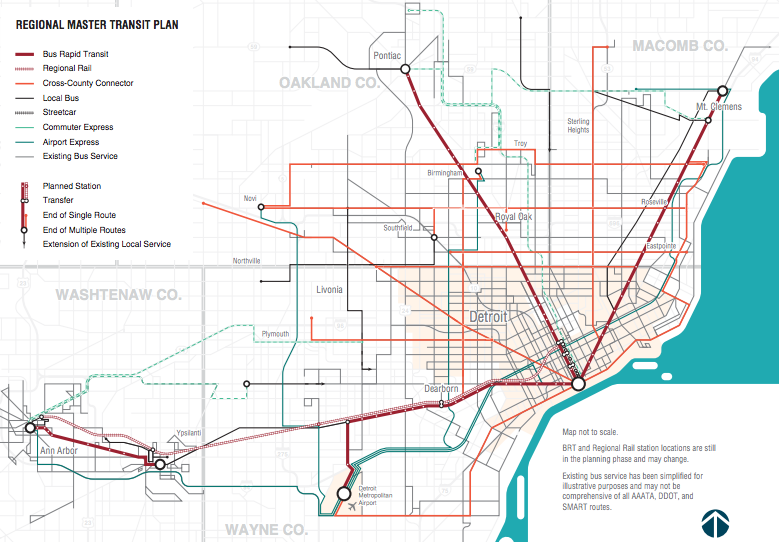 Detroit Metro Area May Finally Get Better Transit