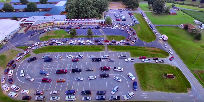 Watch the Insanity of American School Drop-Off