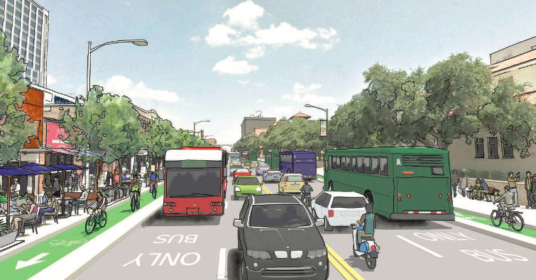 Austin Orders Up a Street That Puts Transit, Biking, and Walking First