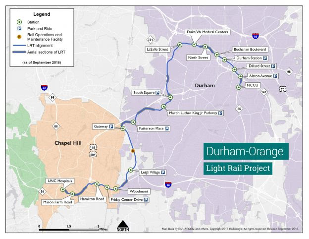 North Carolina Republicans Launch 11th Hour Attack on Durham-Chapel Hill Light Rail