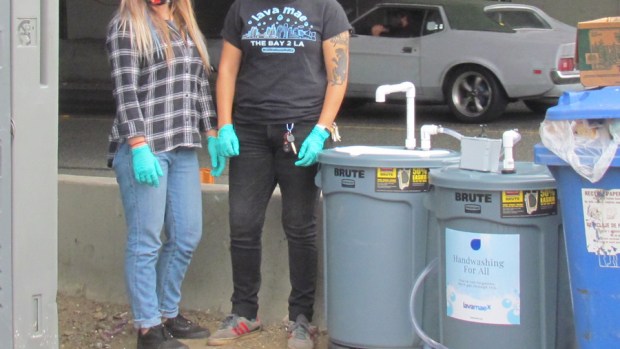 How to Bring Hand-Washing Stations to the Unhoused