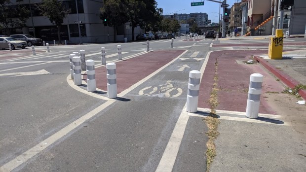 Check Out Oakland’s Quick-Build Protected Intersections