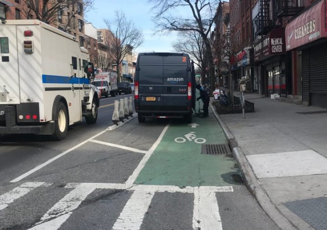 This Tech Could Stop Drivers from Double-Parking and Blocking Bike Lanes