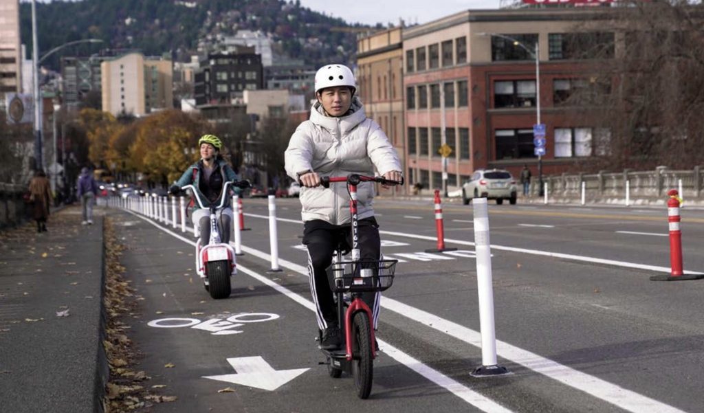 Report: Bike Infrastructure Key to E-scooter Usage in Portland