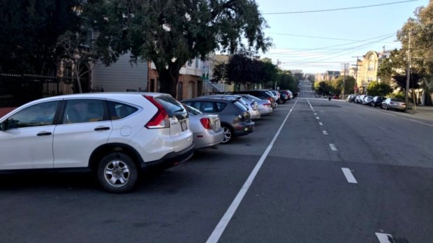 How Angled Parking Endangers Cyclists
