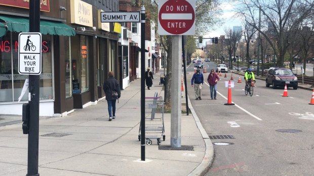 Outside Boston, Cellphone Data Suggests A Biking and Walking Boom