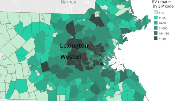 EV Rebates Overwhelmingly Benefit Wealthy Suburbanites