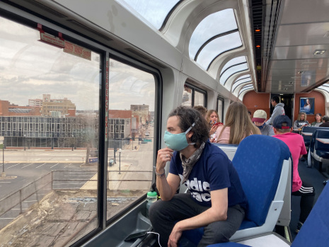 Taking an Amtrak + bike camping trip during the time of the coronavirus