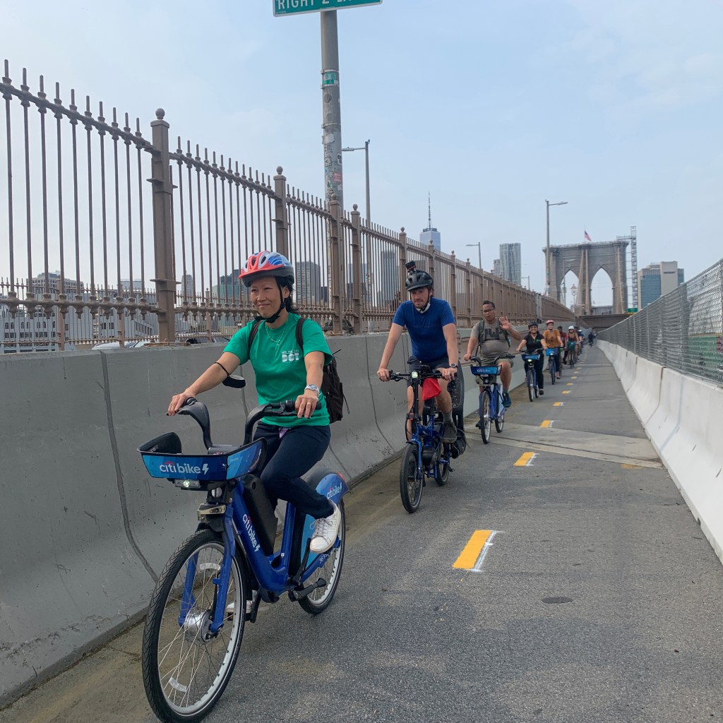 Brooklyn Bridge Cycling is Soaring Thanks to New Lane