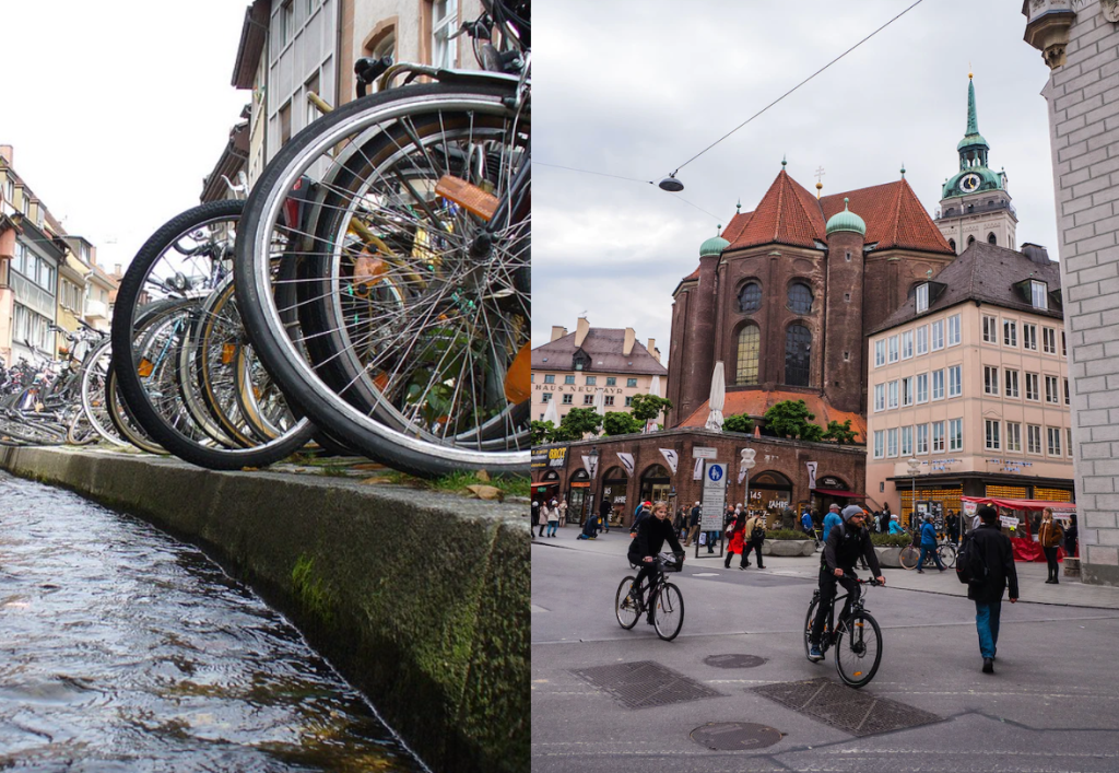 Cycling Through COVID-19: Freiburg and Munich
