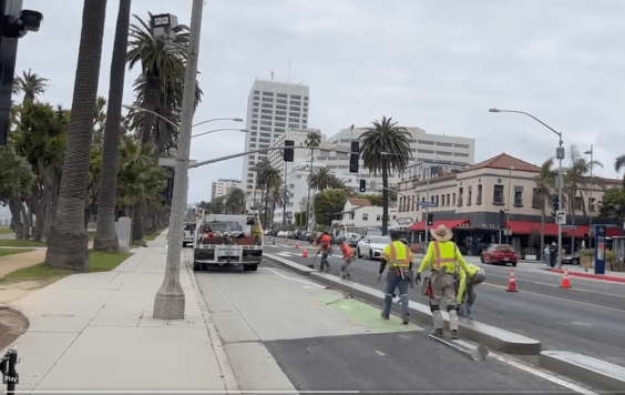 Santa Monica’s Ocean Ave ‘Protected Bikeway Machine’ Captures the World’s Attention