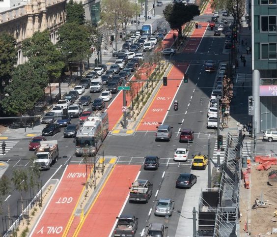 Streetfilms Celebrates San Francisco’s Red-Carpet Transit Lanes