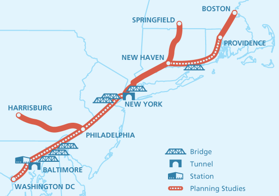 Feds Announce $16.4 Billion for Northeast Corridor Passenger Rail Projects