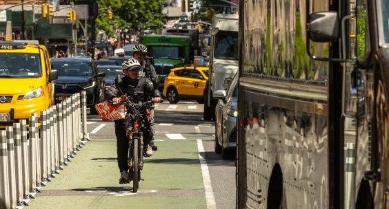 Labor Gains: NYC Delivery Workers Say New Minimum Wage Lets Them Ride Safely