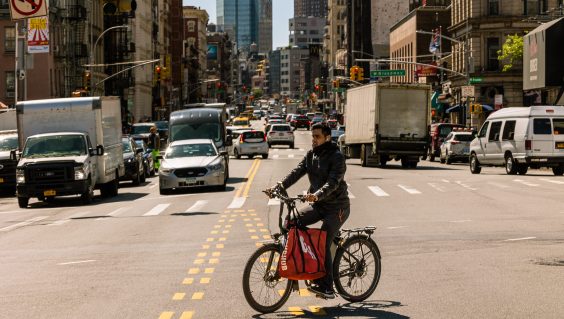 NYC Wants Delivery Giants to Give Workers Safe Batteries and Bikes — and Take Dangerous Ones Off the Street