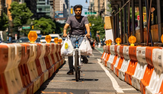 Should Delivery Apps Pay to Stem ‘Chaos’ on the Streets?