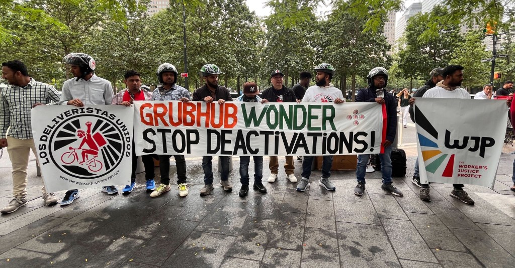 Small ‘Wonder’: Delivery Workers Protest Deactivations By New Food App Power Player