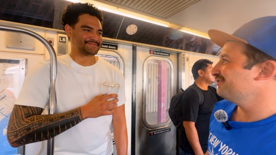 SEE IT: In NYC, Mets Pitcher Sean Manaea Is Just Another Guy On The Subway