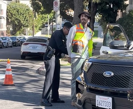 Photo for 'City Shuts Down Volunteer Crosswalk Painting Event in Los Angeles'